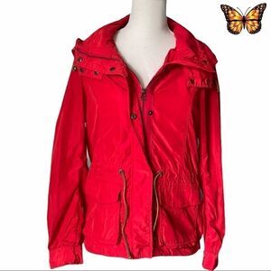 H & M Light Jacket Bright Red Size 6